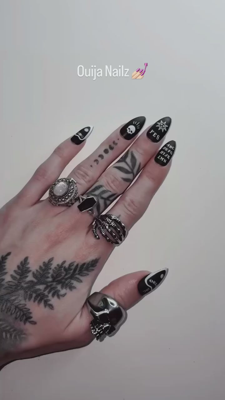 Rave Nailz Ouija Nailz best press on nails video